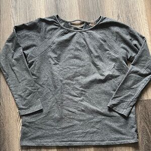 (4) Danskin Charcoal Heather Long Sleeve Top
